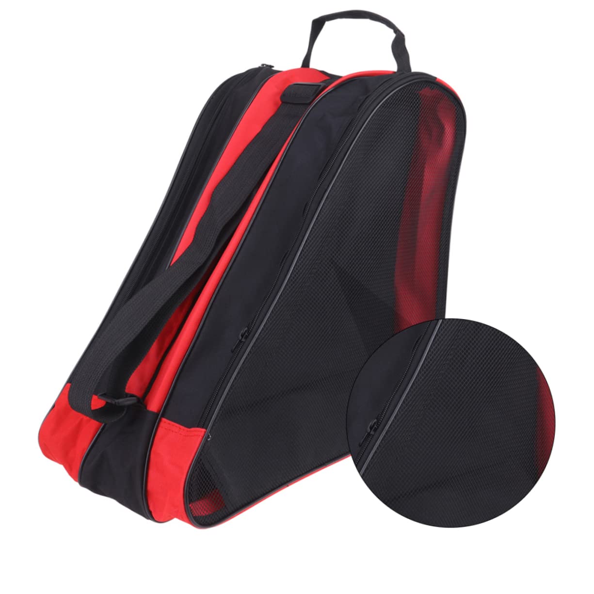 KICHOUSE 2pcs Roller Skate Canvas Tote Bag Oxford Cloth Storage Pouch Blue -skating-bags Unisex