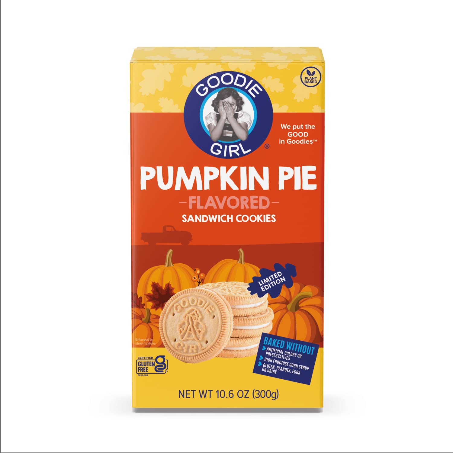 Amazon.com: Goodie Girl, Pumpkin Pie Sandwich Cookies | Limited