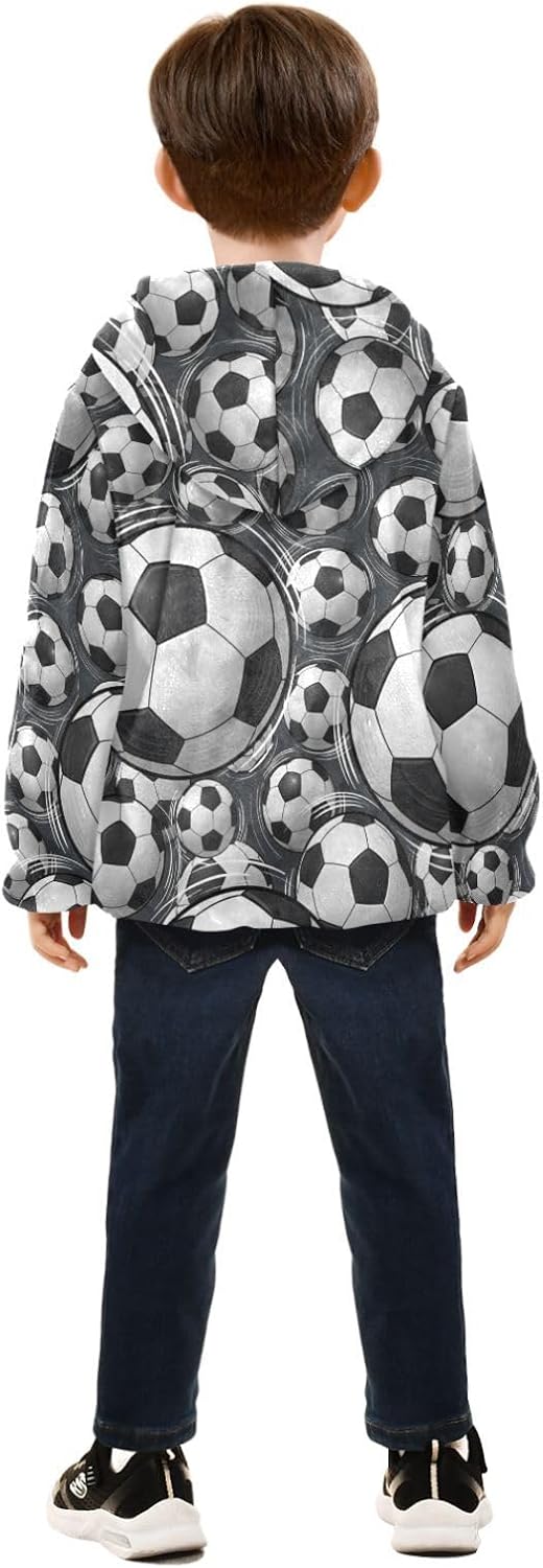 GuoChe Soccer Ball Cluster Toddlers Winter Jackets Children Dress Coat