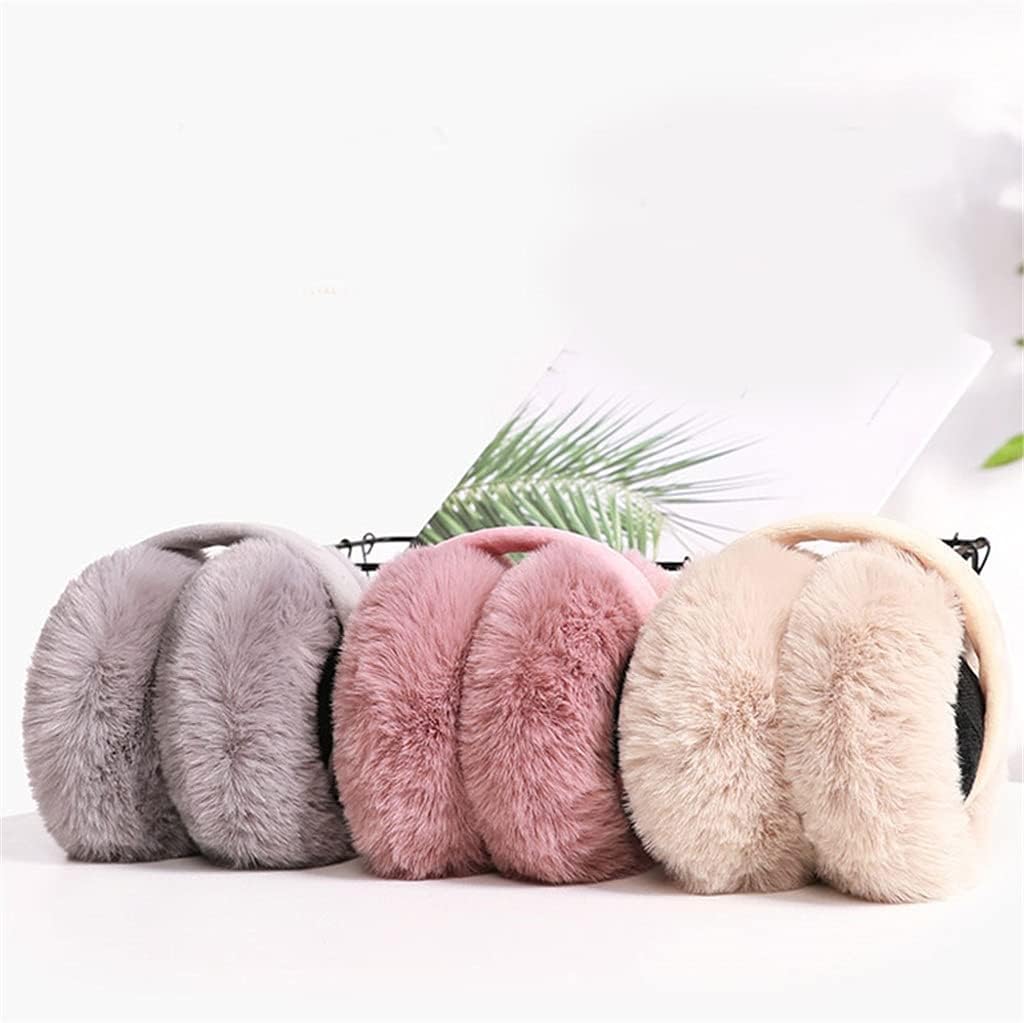 HLDETH Cute Autumn and Winter Ladies Earmuffs Solid Color Warm and Comfortable Unisex Skiing Headphones (Color : D, Size : One Size) : Clothing, Shoes & Jewelry