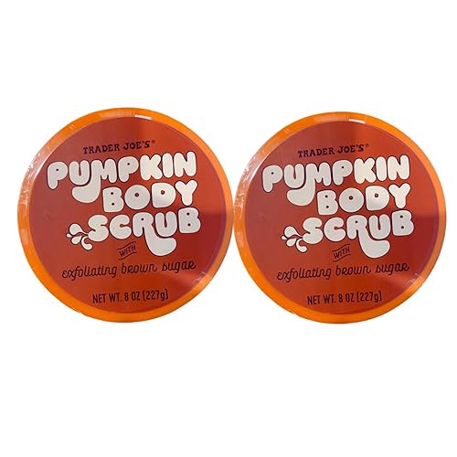 Trader Joe's Pumpkin Body Scrub Silky Skin Sensation 8 oz - Paquete de 2