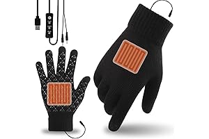 5V Mens Heated Gloves: USB-Powered, Cozy Winter Hand Warmers
