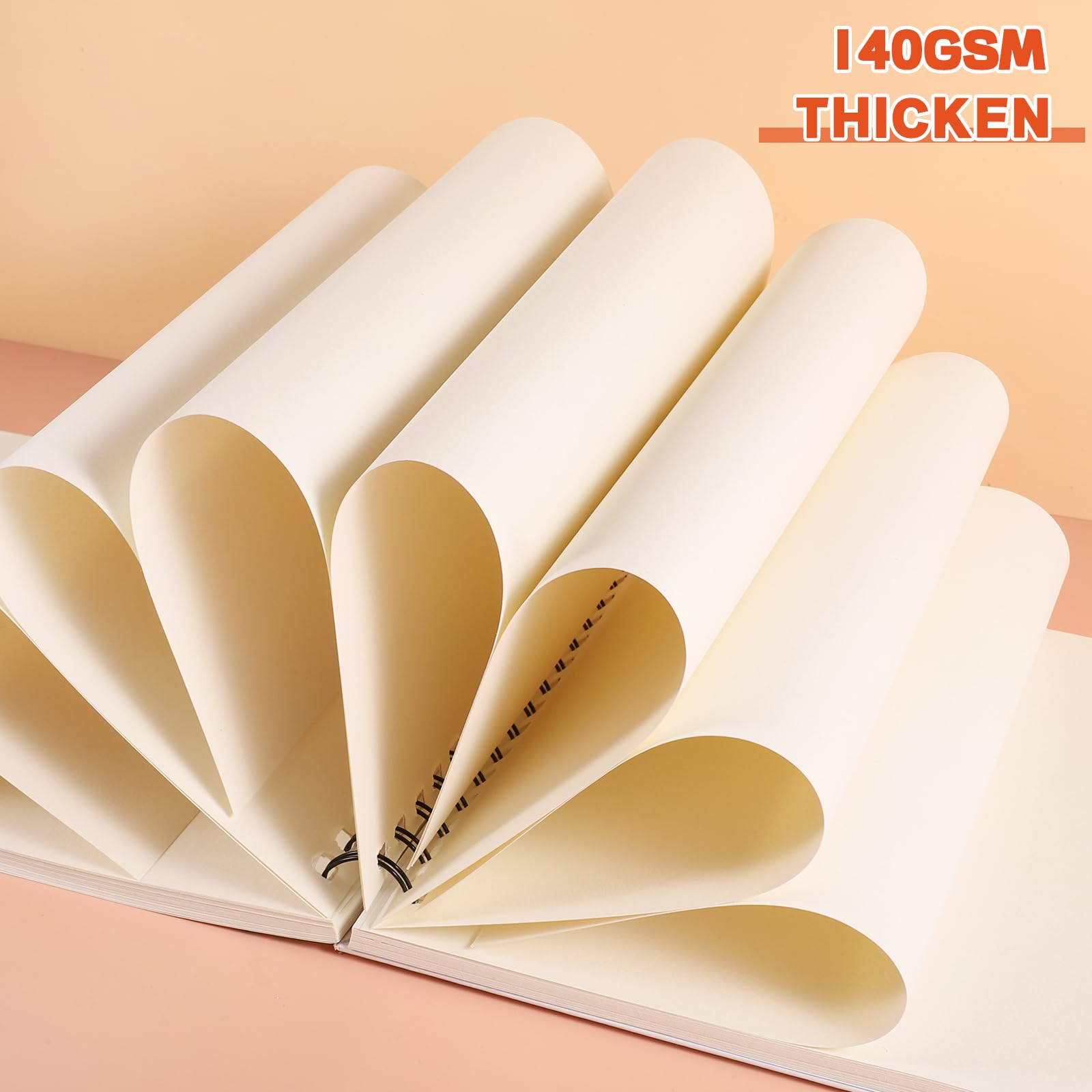 Cuaderno de Dibujo Niños, Bloc Dibujo A4 con Encuadernación en Espiral Libreta Dibujo Regalo para Niños Principiantes en Pintura para Dibujar Escribir Dibujar