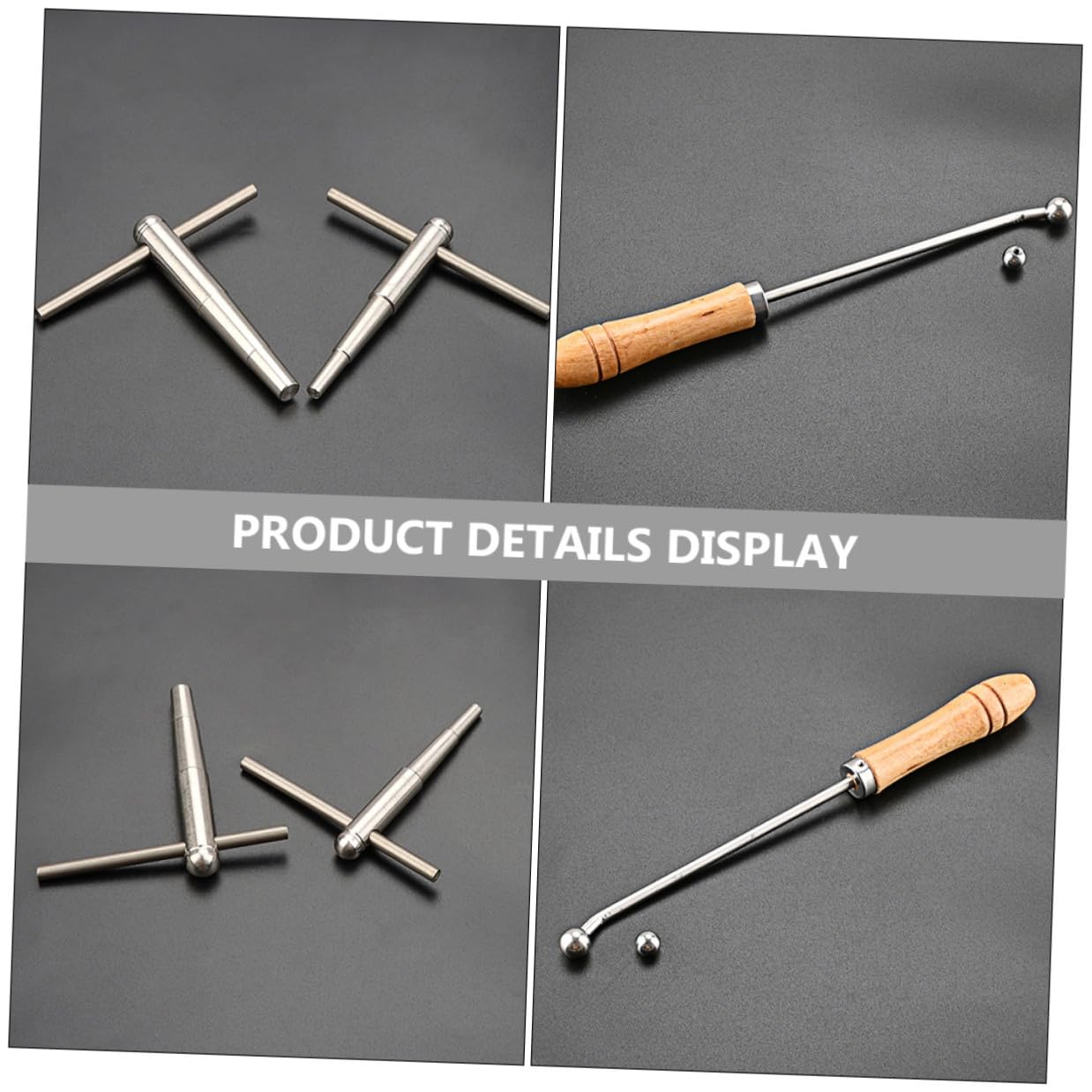 Cabilock Juego de Herramientas de Metal Accesorio Adecuado para Reparación y Ajuste para Instrumentos de Viento como Trompeta y Trombón para Estudiantes y Reparadores