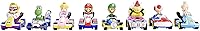 Vista 5 de Hot Wheels Colección Mario Kart de Vehículos Réplica Fundidos a Presión a Escala 1:64, Juguetes Coleccionables
