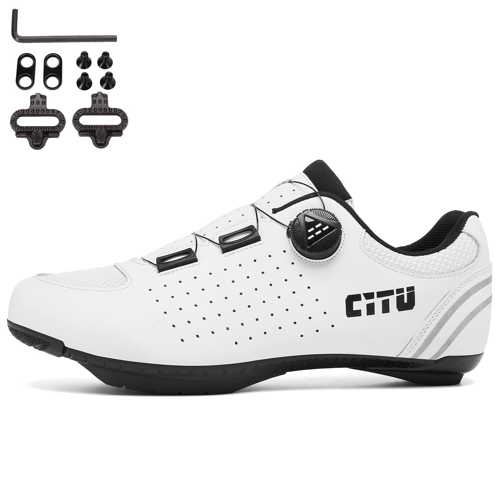 Mountainbike Schuhe Herren Damen MTB Fahrradschuhe kompatibel mit SPD 2 Schrauben mit Cleats Radsportschuhe Atmungsaktive Draussen