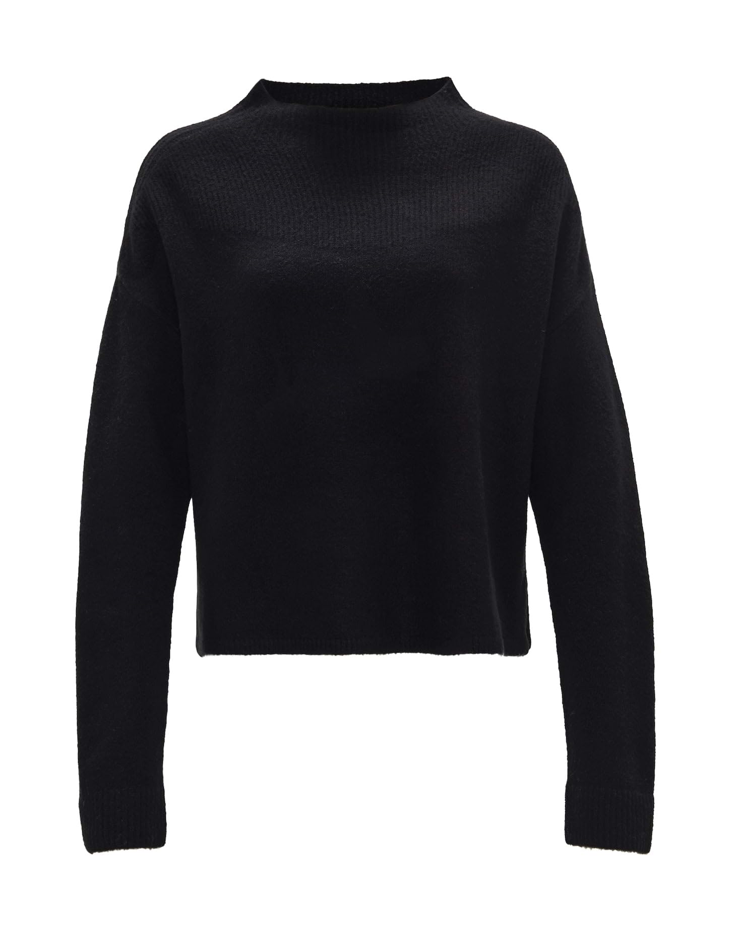 OPUS Damen Pullover | Feinstrickpullover PASIKA Regular aus weichem Woll Mix Black, 42