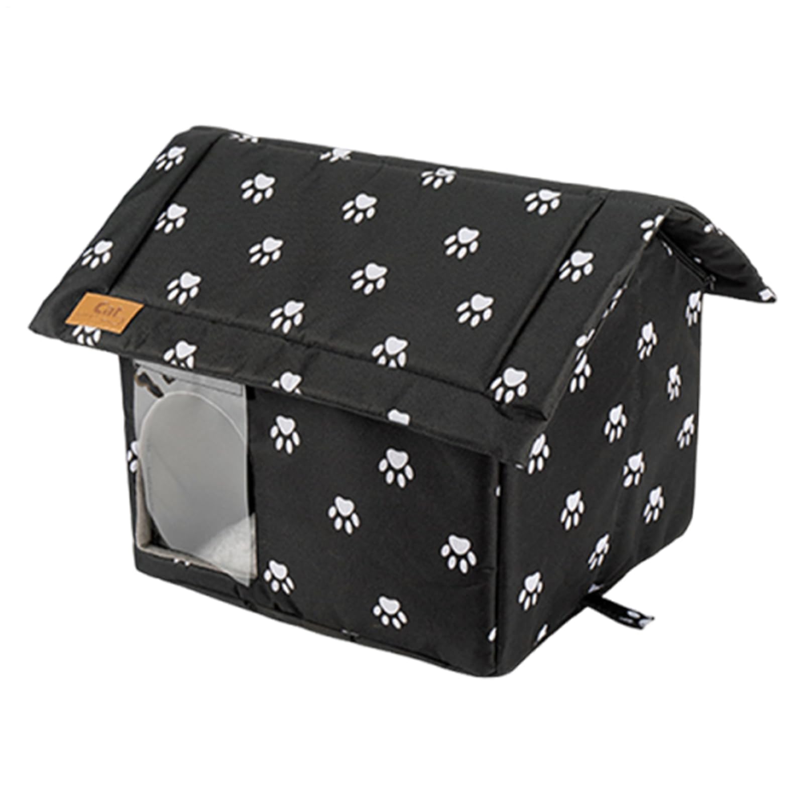 Niche d'hiver pour chat et lapin - Abri extérieur imperméable en tissu isolant pour jardin