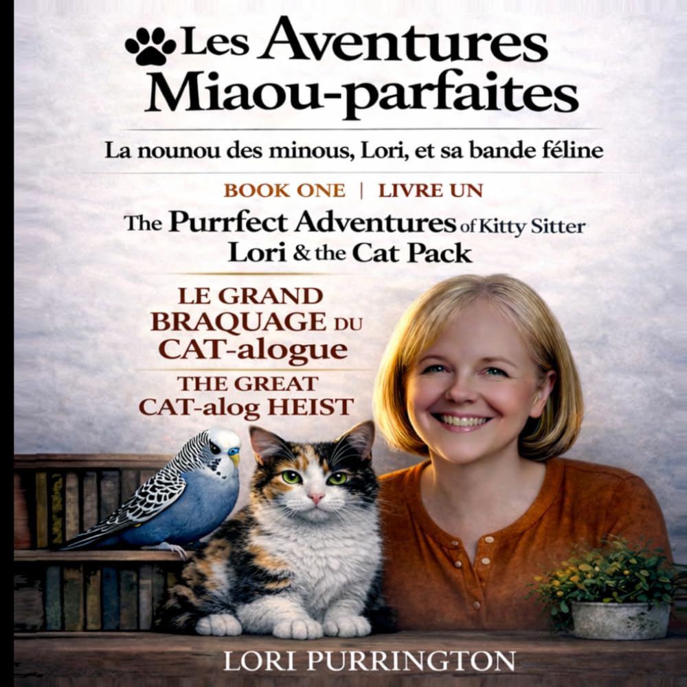 The Purrfect Adventures of Kitty Sitter Lori & the Cat Pack THE GREAT CAT-alog HEIST: Les Aventures Miaou-parfaites La nounou des minous, Lori et sa bande féline LE GRAND BRAQUAGE DU CAT-alogue