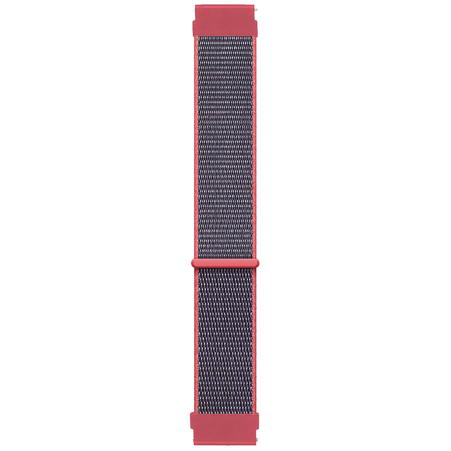 Microsonic Samsung Galaxy Watch 4 44mm için Hasırlı Kordon Woven Sport Loop Koyu Pembe [Galaxy Watch 4 44mm ile Uyumlu Kordon - Koyu Pembe]