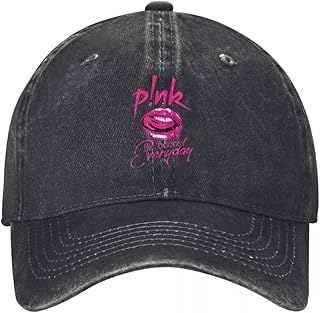 Carnaval de Verano 2024 Tour Alecia Moore Gorras de béisbol para Hombre Mujer Sombrero Snapback Lavado Desgastado P!nk Gorra Rosa al Aire Libre Sombrero