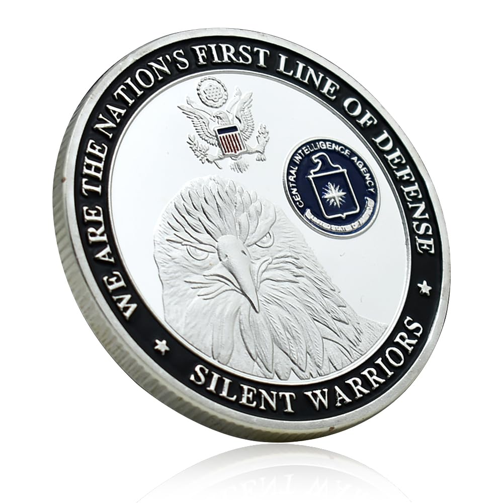 United States Central Intelligence Agency Challenge Moneta Statua Wolności Metalowy Medal Kolekcja Prezent