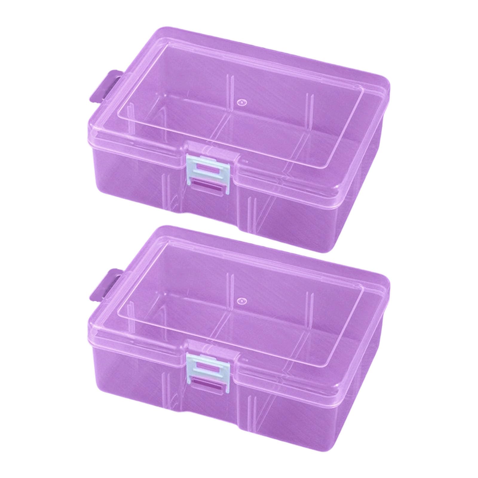 Zxfdsfdbnm Clear Organiser Box with 6 Divisions Not Insert Panel for Easy Sorting and Quick Access Small Items Storage Kids Toy Storage Box