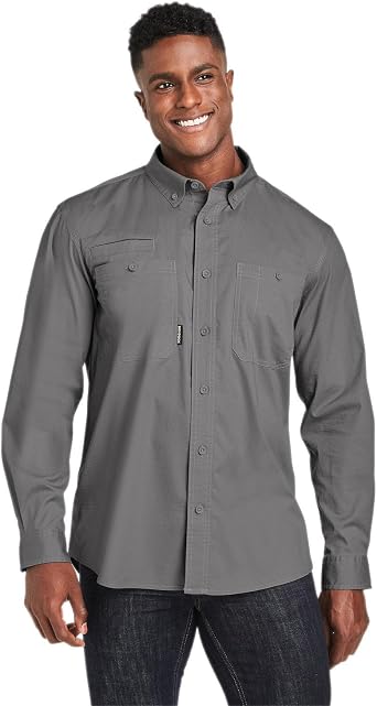 DRI Duck - Craftsman Woven Shirt - 4450 - L - Gunmetal