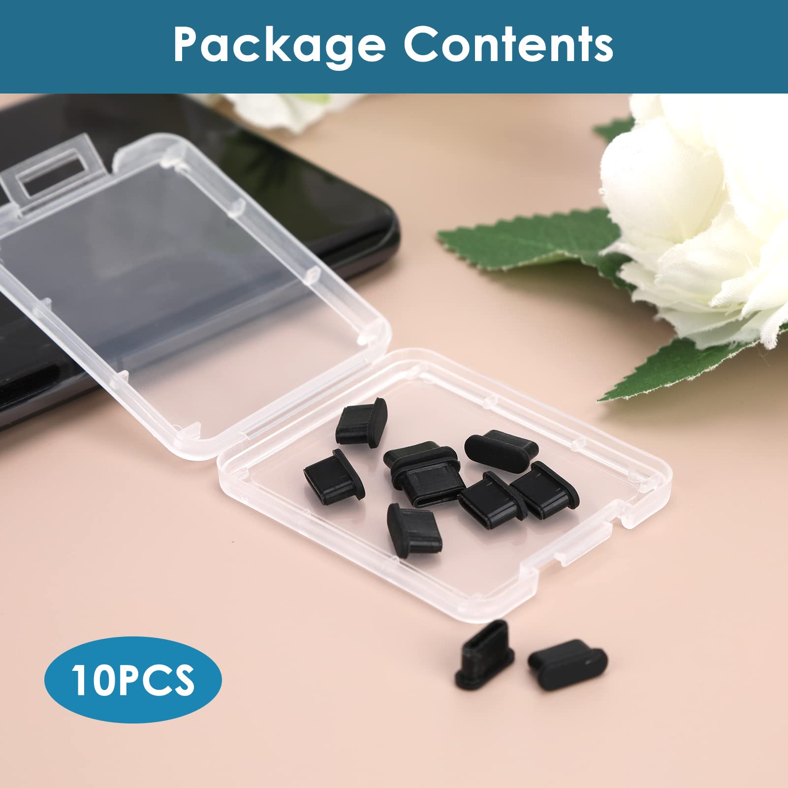 KITANDOVE 2pièces Bouchons Anti-poussière Pour Port De Charge Téléphone Décorations Cartoon Chien Cochon Protection Pratique Et Amusante Compatible Avec Iphone Et Modèles