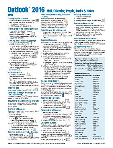 Microsoft Outlook 2016 Mail, Calendar, People, Tasks, Notes Quick ...