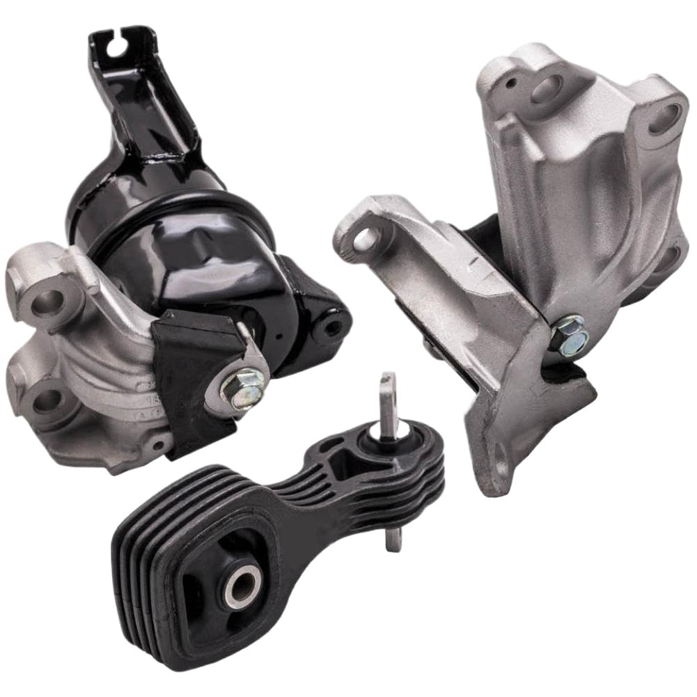 Boggoexag Onecolor 3X Engine Motor And Auto Transmission Mount Compatible With Civic L4 1.8L 2012 2013