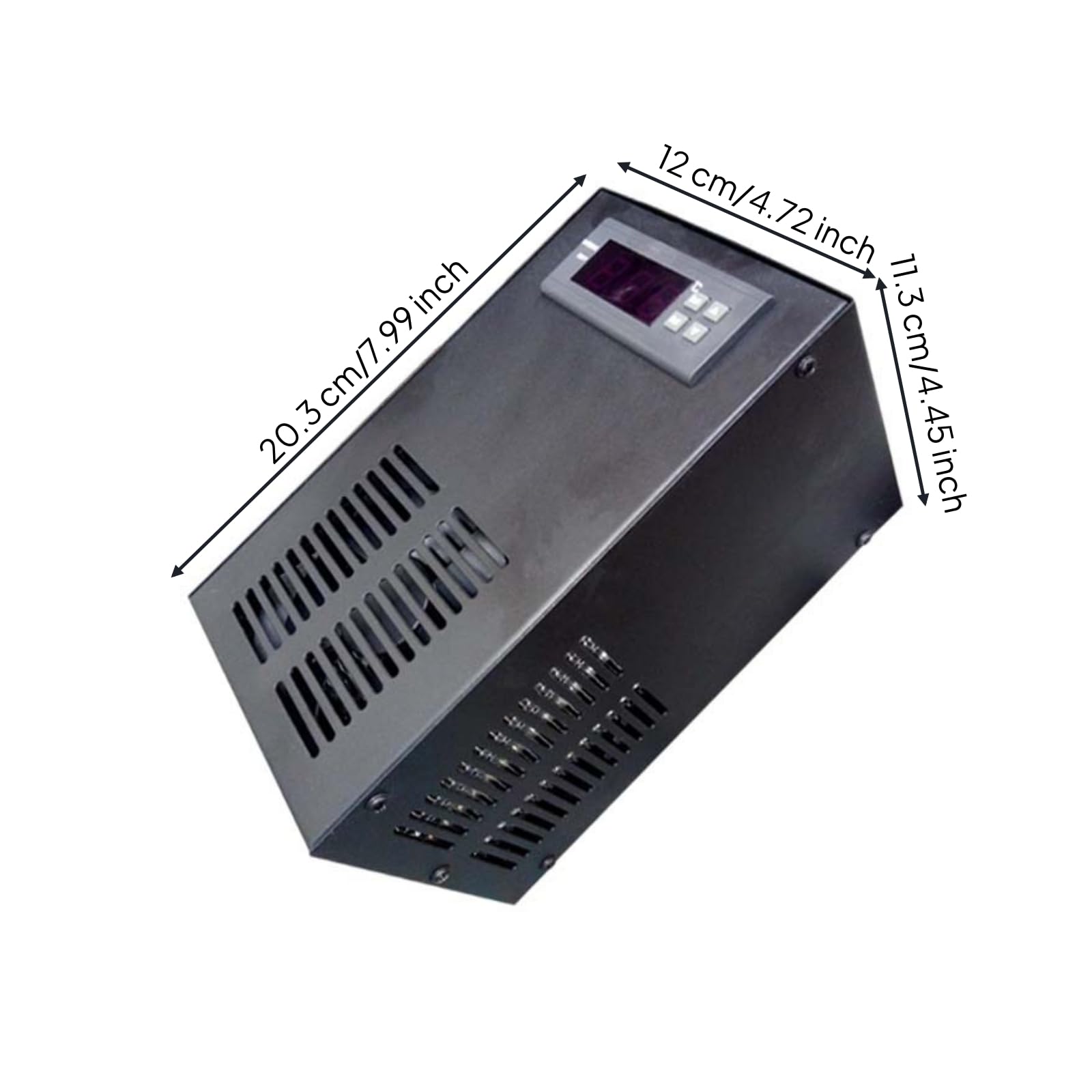 Refrigeratore in Linea con Pompa Automatico Intelligente per Acquariofili, Acquari Marini, 20L, LG-C20 Nero Freddo/Caldo Con Pompa E Tubo