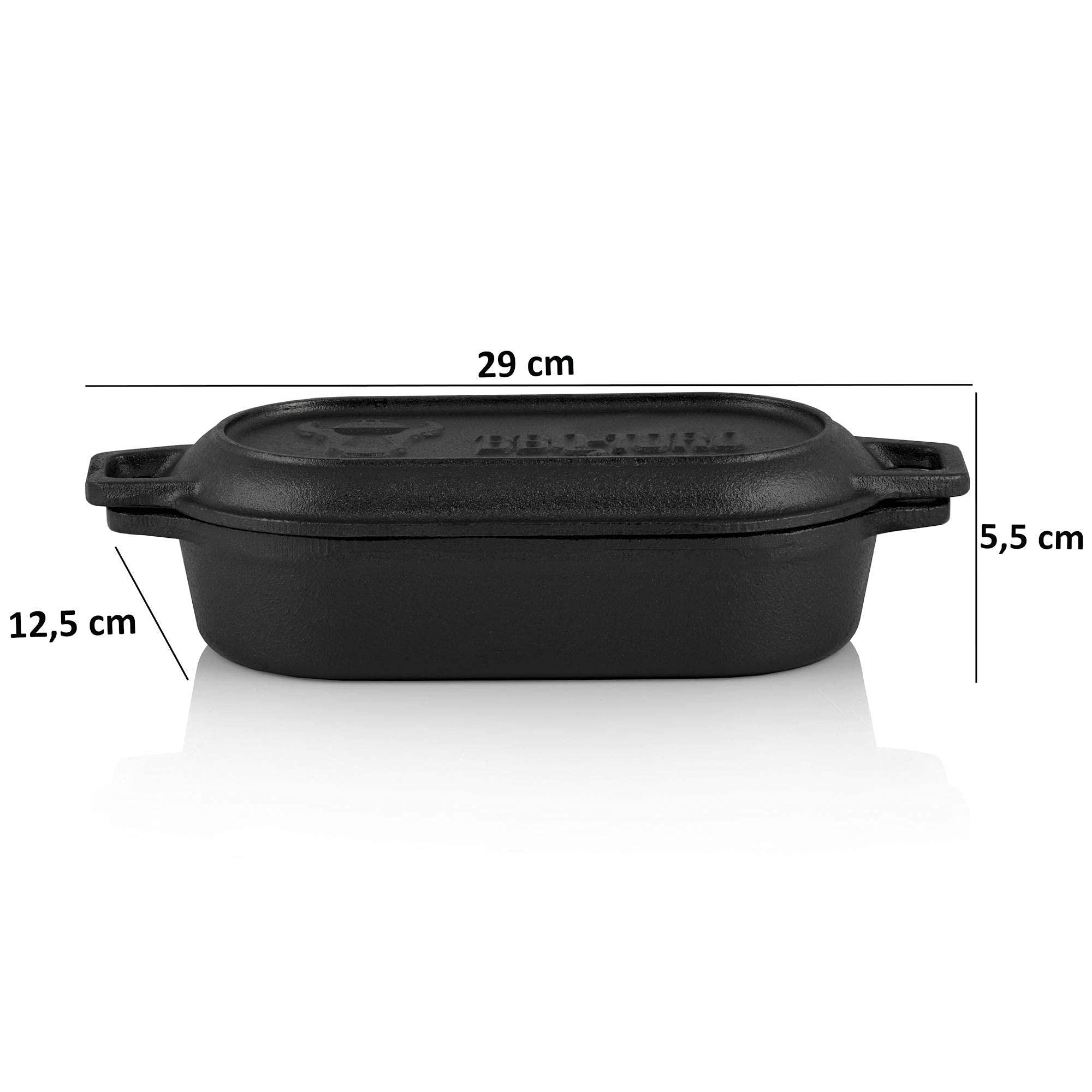 Set Mini Forno Olandese BBQ-Toro 3 Pezzi | Ghisa Prestagionata | Ø 11 Cm | Con Base Legno | Per Cucina Outdoor - Foto 2