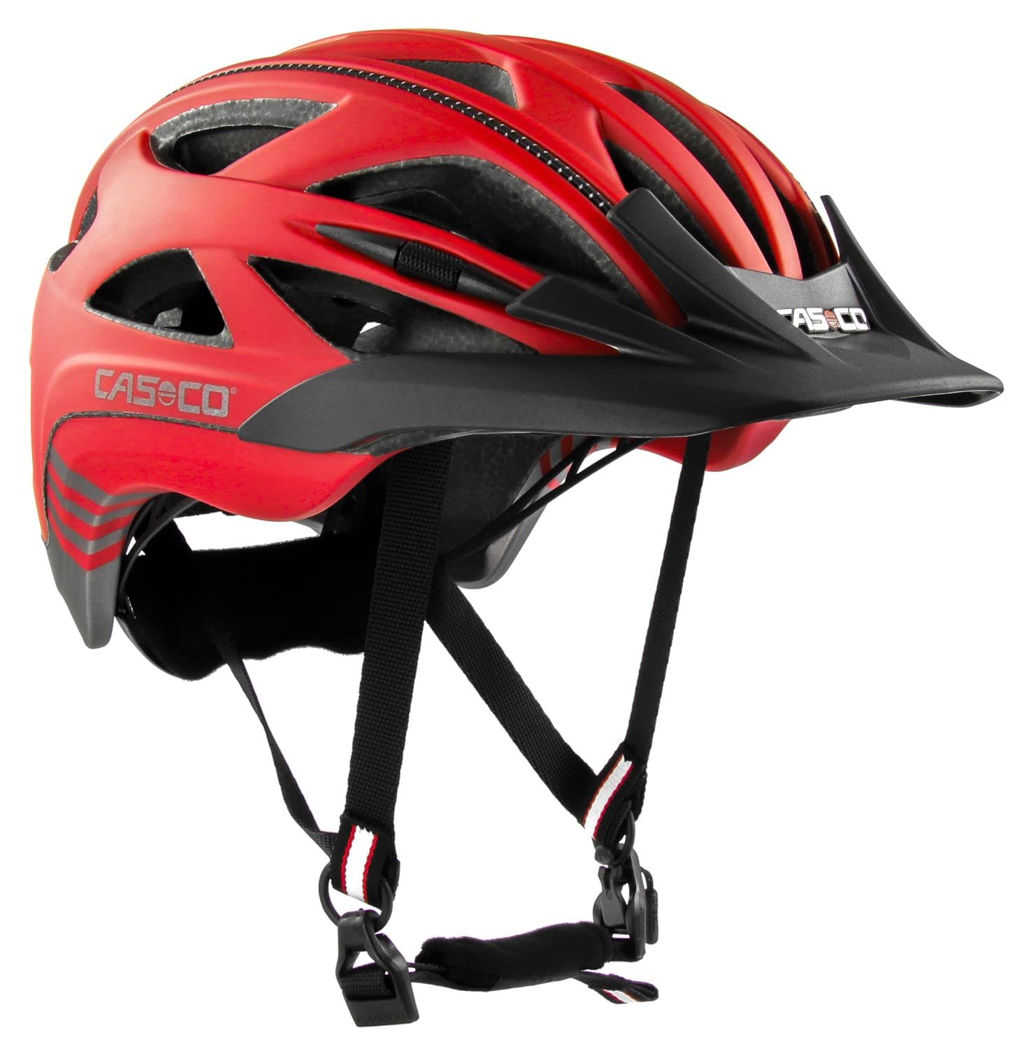 Casco Activ 2 Fahrradhelm - Rot-Anthracite mat, Kopfumfang:52-56 cm