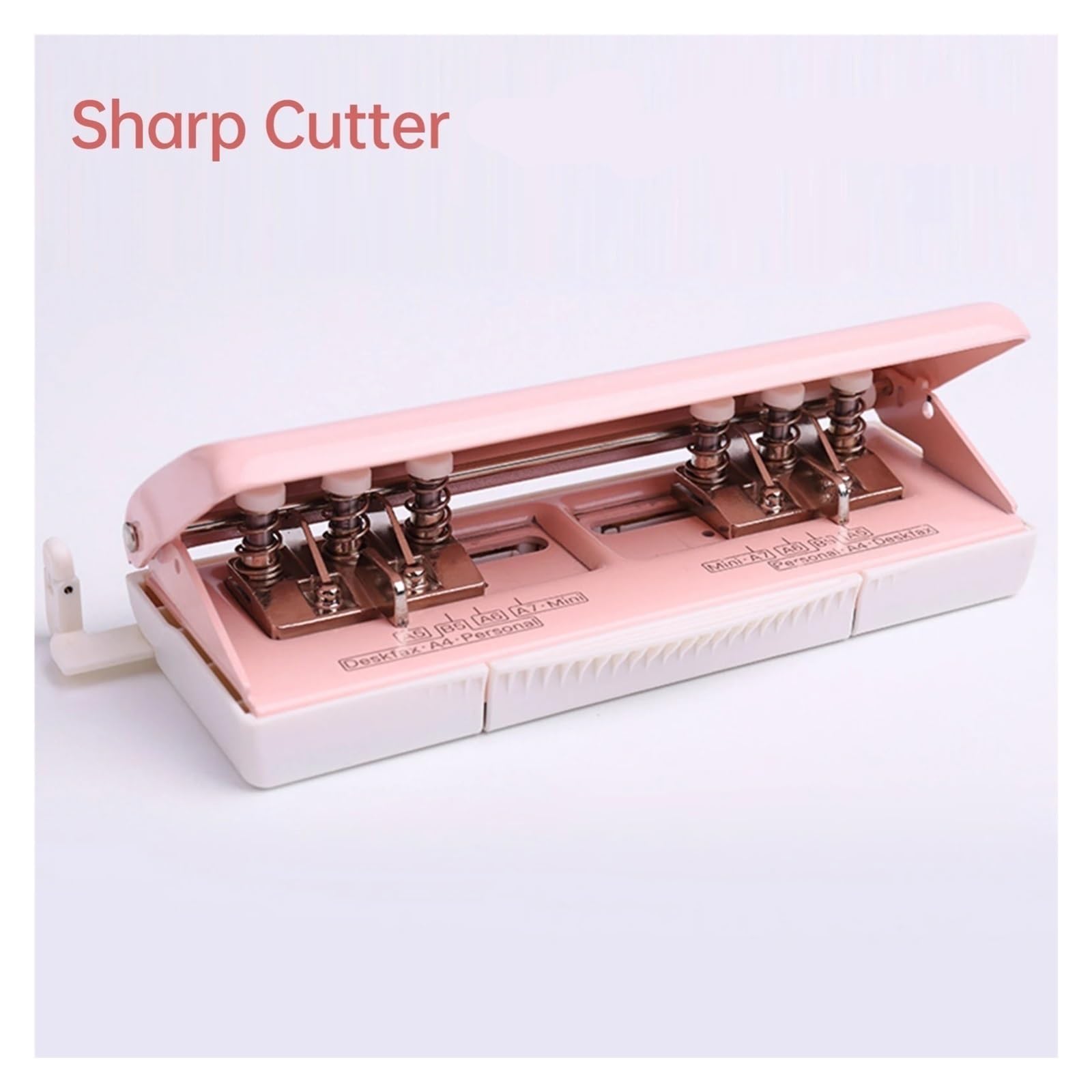 hole puncher 6 holes Verstellbarer 6-Loch-Desktop-Stanzer