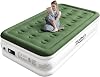 Zearna Single Air Bed, 190x100x40cm Single Air Mattress with Built-in Electric Pump, Inflatable Mattress 3 Mins Self Inflation Deflation, Blow Up Mattress, Spare Guest Bed for Overnight Home Camping