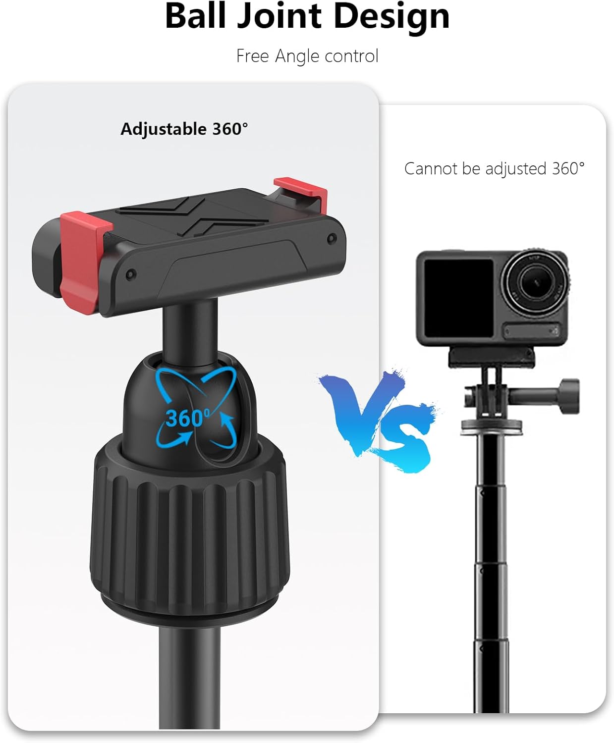 Osmo Action 5 Pro 三脚スタンド 磁気クイックリリース付き 延長ロッド ミニ 360 自撮り棒 DJI Osmo A
