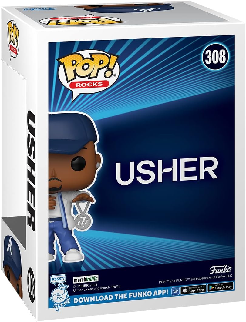 Funko POP! Rocks: Usher - Yeah! - Collectable Vinyl Figure - Gift Idea - Official Merchandise - for Kids & Adults - Music Fans - Model Figure for Collectors and Display