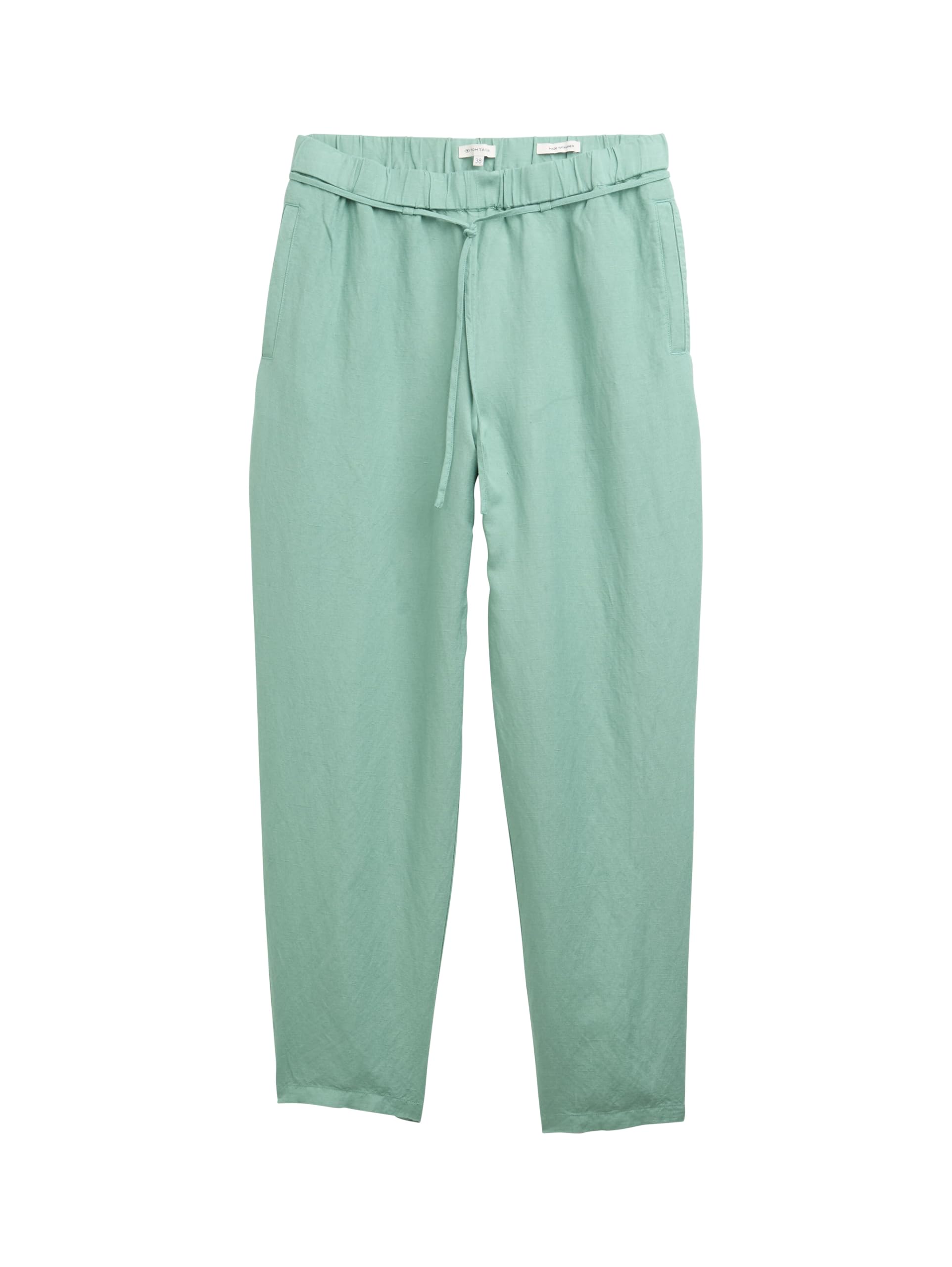 Tom Tailor Damen Loose Slim Hose mit Leinenanteil