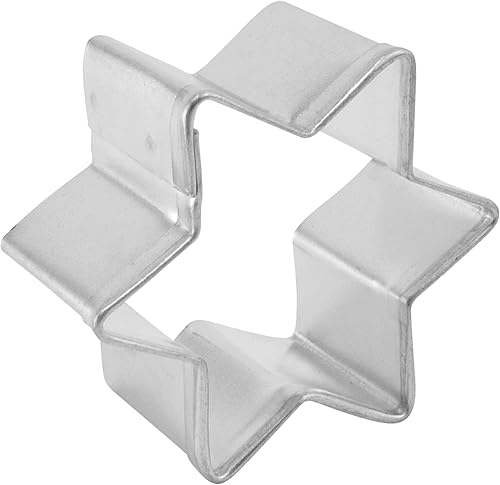 Miniatura 2 de R&M Mini Star - Cortador de galletas de seis puntos en acero estañado duradero, económico