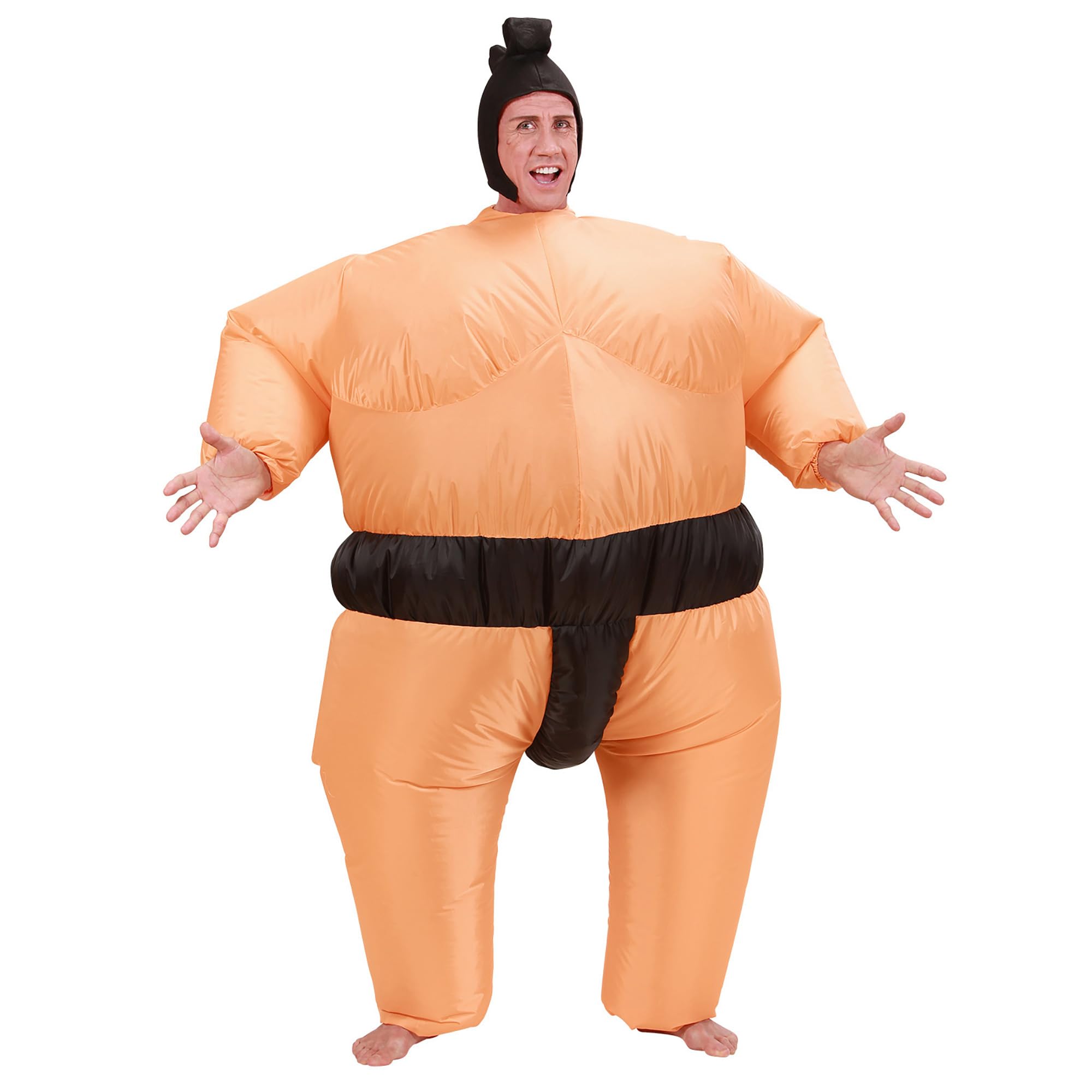 W WIDMANN MILANO Party Fashion - Kostüm Sumoringer, aufblasbar, Kämpfer, Faschingskostüm, Karneval