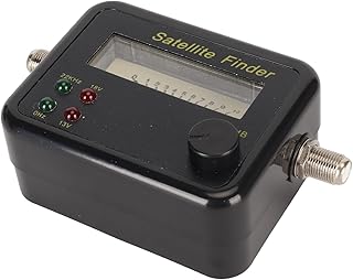 Digital Satellite Finder, Satellite Finder Meter for FTA, 0.95-2.15 GHz Frequency Range, DC 13-18V Supply Voltage