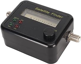 Digital Satellite Finder, Satellite Finder Meter for FTA, 0.95-2.15 GHz Frequency Range, DC 13-18V Supply Voltage