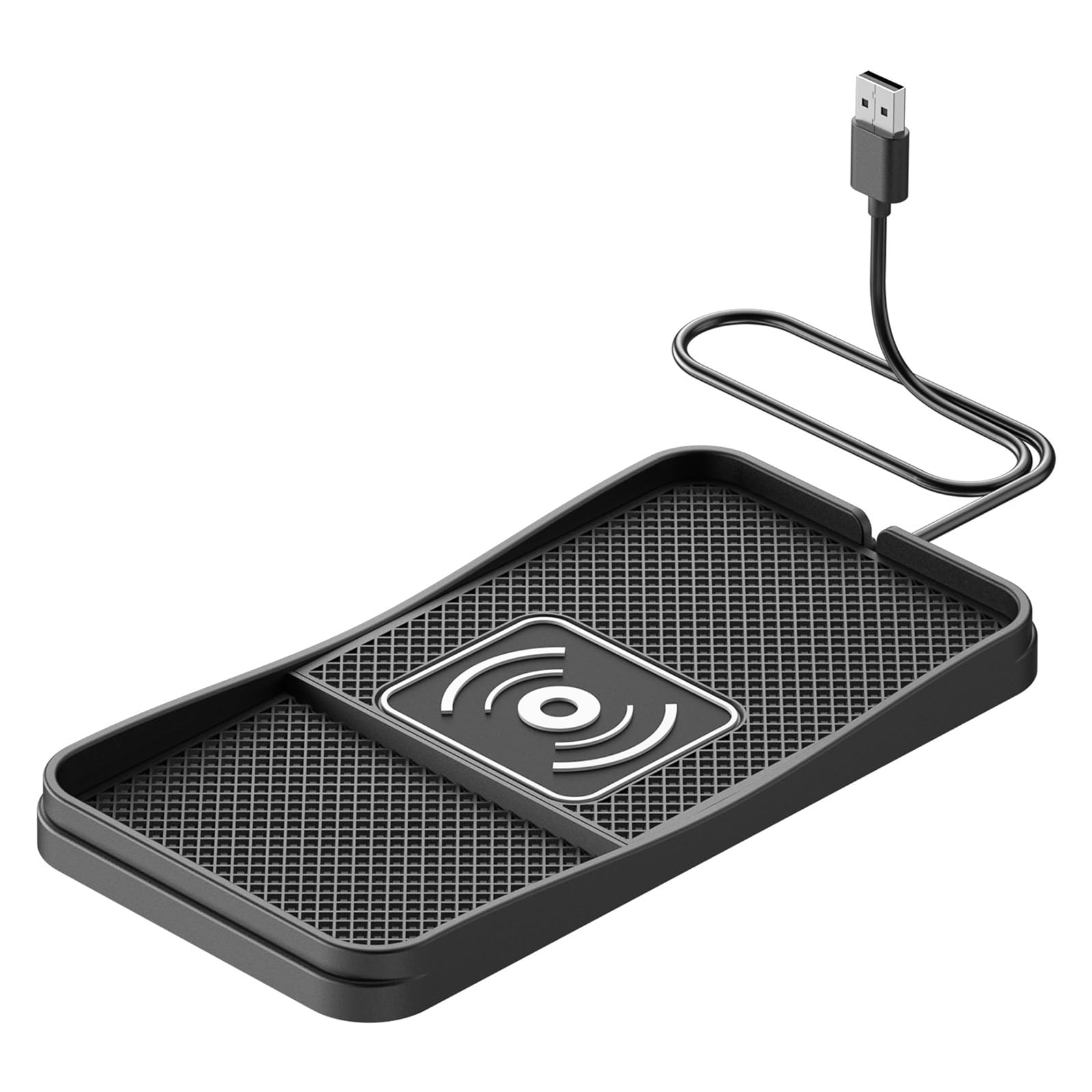 Bezprzewodowa ładowarka samochodowa do Audi A6 Avant C8 2018-obecnie, szybka bezprzewodowa ładowarka samochodowa 15 W typu C/USB, antypoślizgowa ładowarka do telefonów bezprzewodowych, kabel A