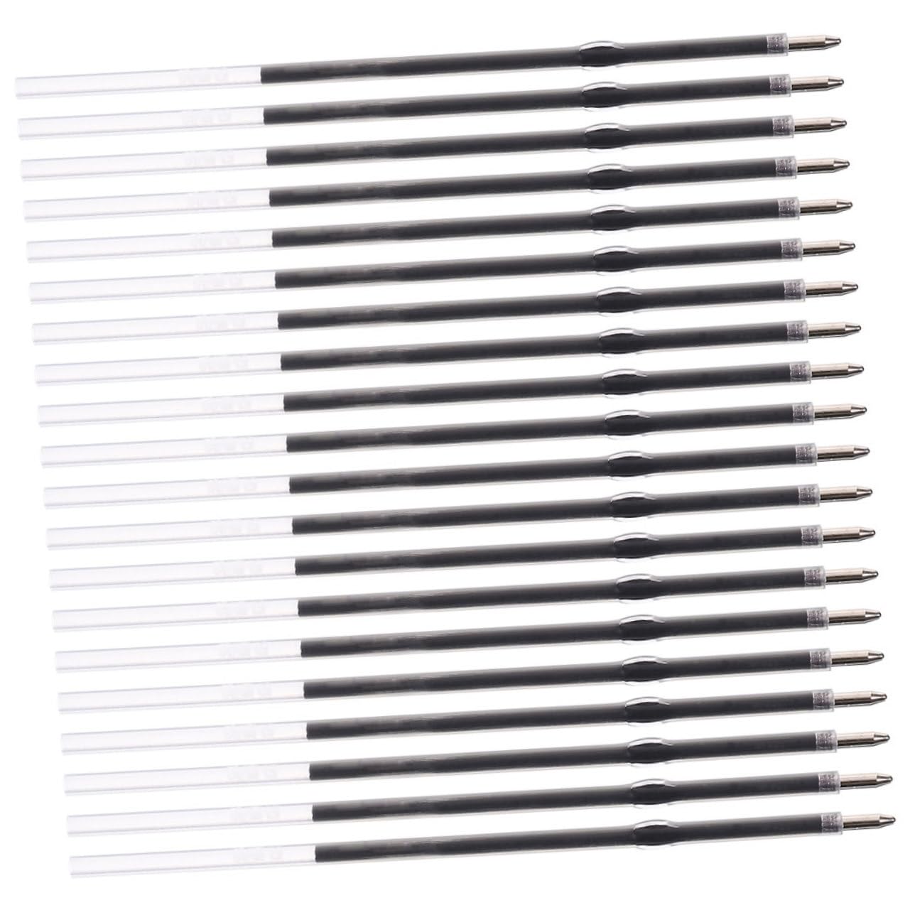 Uonlytech 4 Ensembles Stylo À Bille Pointe Fine Recharges De Stylos À Écriture Lisse Papeterie De Bureau Fournitures D'écriture Recharge D'encre Plastique 200 Pièces * 4