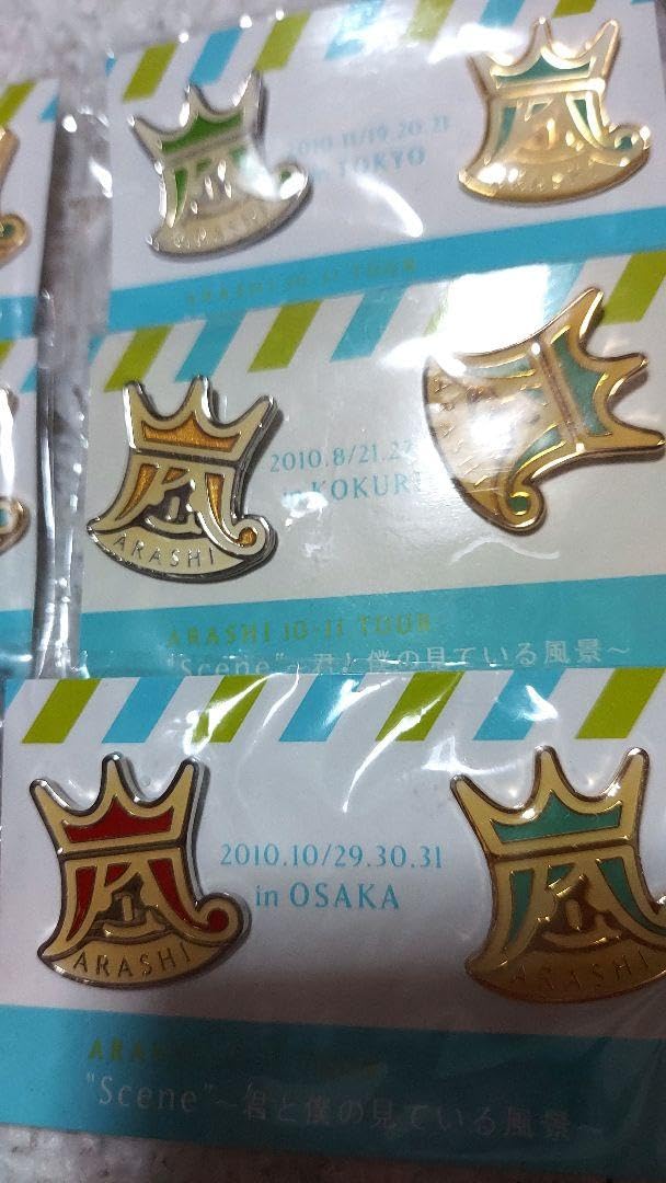 Amazon.co.jp: 嵐君と僕の見ている風景グッズピンバッジ全会場分