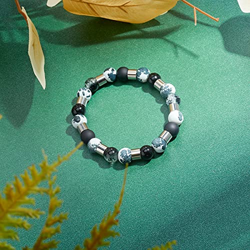 UNICRAFTALE About 100pcs 6mm Column Beads European Stainless Steel Loose Beads 5mm Hole Column Bead Find for Bracelets Necklaces Jewelry Making Stainless Color - Image 3