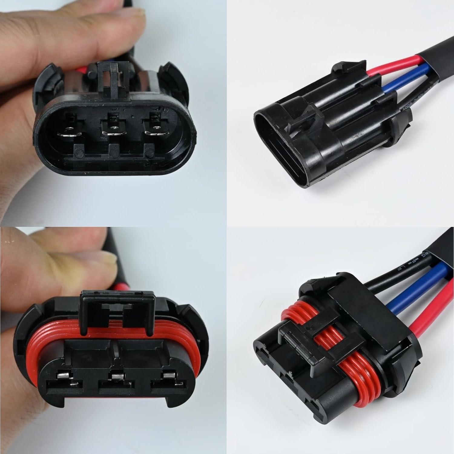 10 Gauge ATV Stator Connector Wiring Harness Plug Pigtail Kit fit for Polaris RZR Ranger UTV ATV