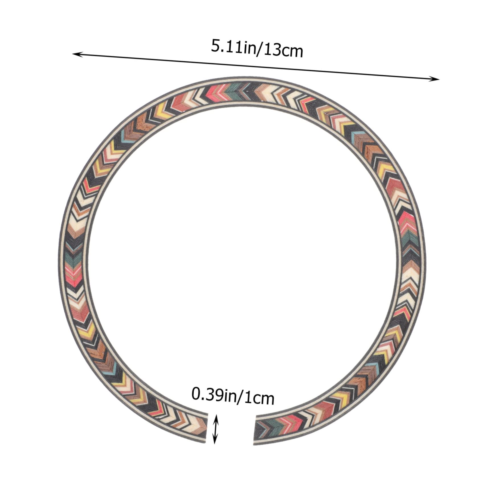 Totority Guitar Rosette Decal Inlay for Acoustic Guitar Sound Decoration Durable Accessory Design for Classical Instruments Thin Profile Stylish