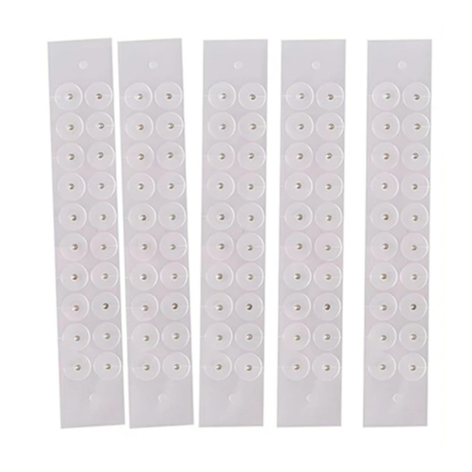 Zeizafa 100Pcs Disposables Ear Sticker Acupunctures Beads Ear Care Bead Auricular Ear Sticker Massager Clear Ear Point Sticker