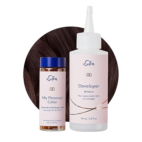 Miniatura 28 de eSalon - Kit Completo de Colorante y Tinte Permanente para el Cabello - Cobre Oro Oscuro - Kit de Colorista Personal para Hasta 100% Cobertura