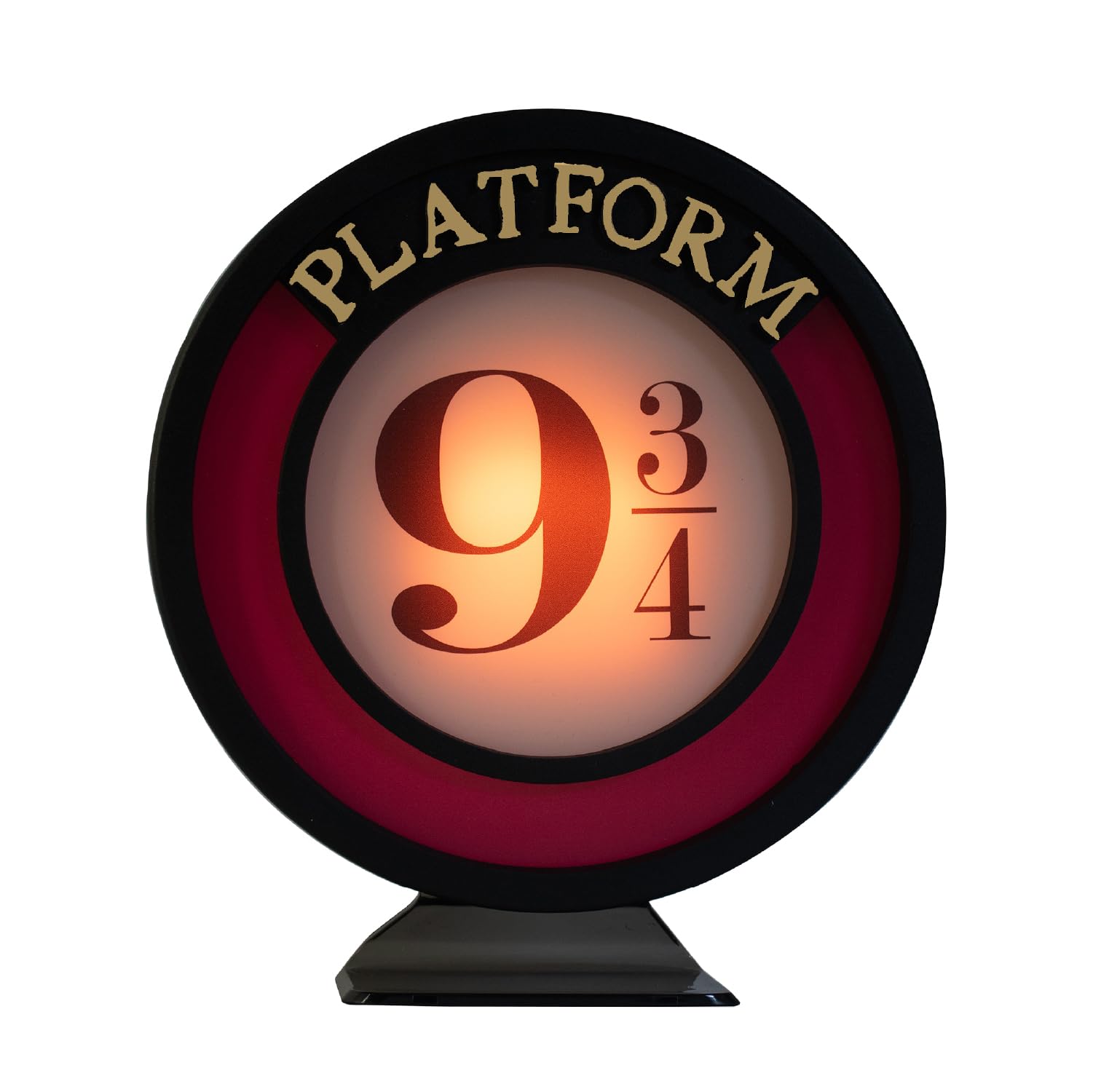 Blue Sky Studios Harry Potter Light Platform 9 3/4 LED Wall & Desk Lamp Hogwarts Collectible Gift, White Package