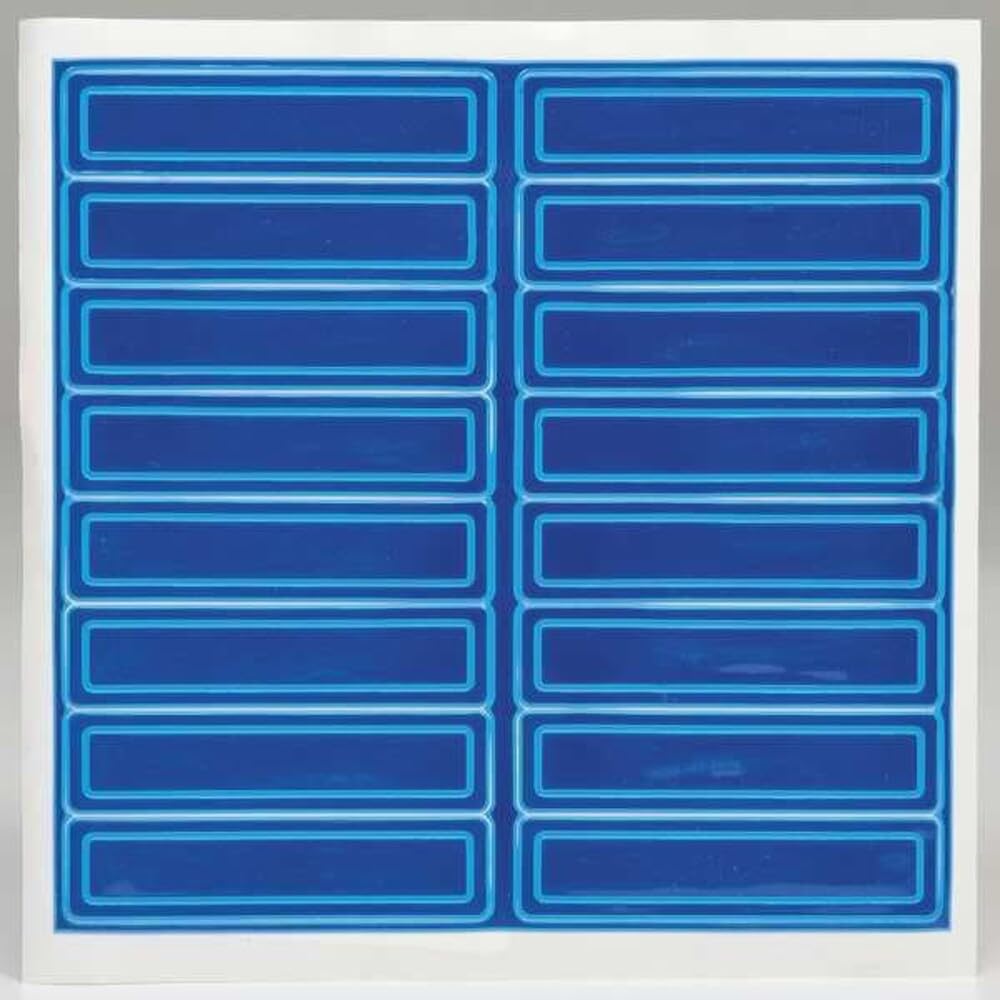 AccuformNMC NMC Lime Green Adhesive Retro-Reflective Hard Hat Helmet Stickers, 1" x 4" Fluorescent Strips, LHR104GNYL Green/Yellow (Pack of 16), American Made Safety Tags, Signs, and Labels