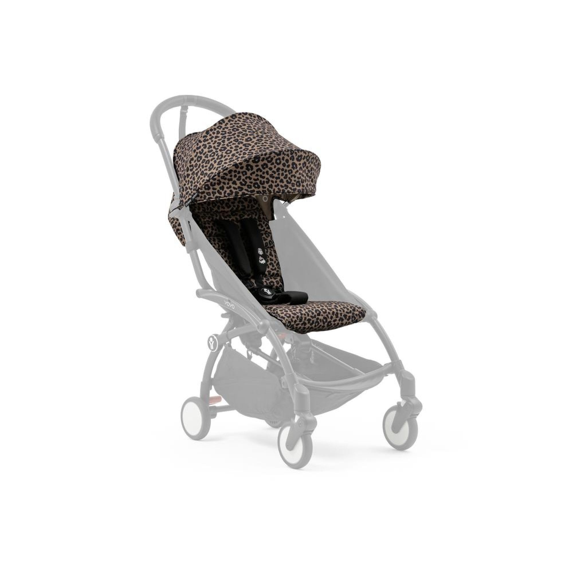 Pack Couleur 6+ Assise pour Poussette YOYO 3 Leopard - Wild Collection - Stokke