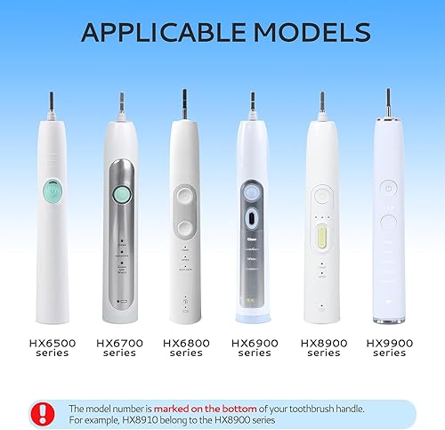Miniatura 2 de Batería de cepillo de dientes eléctrico de 800 mAh compatible con piezas de repuesto Philips Sonicare HX65 HX67 HX68 HX69 HX89 HX99 Series con