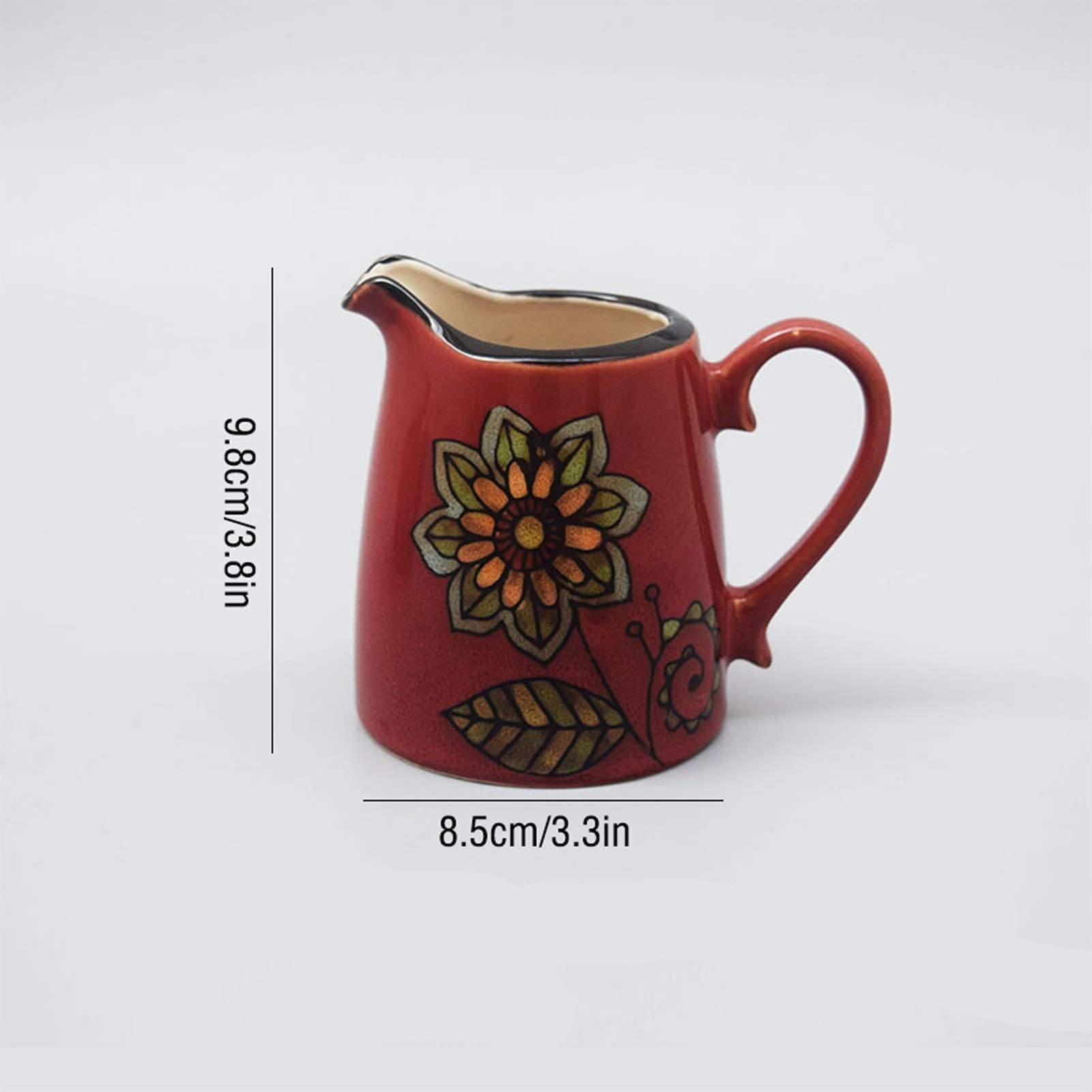 sucrier Ensemble sucrier et Bol à Lait en céramique Le sucrier à café avec Couvercle est Un Bon Partenaire pour Le café et Un Bon Choix pour Les Cadeaux à la Famille et aux Amis Po