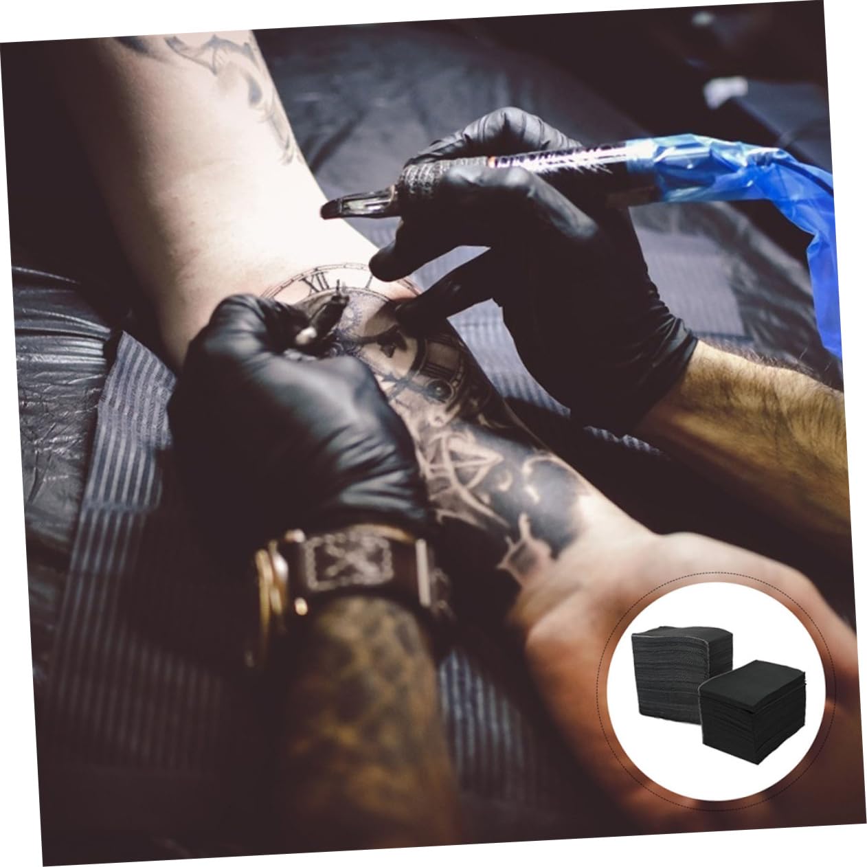 Tovaglietta Monouso per Manicure in Carta Assorbente e Confortevole al Tatto 125 Pezzi per Salone di Bellezza e Uso Domestico