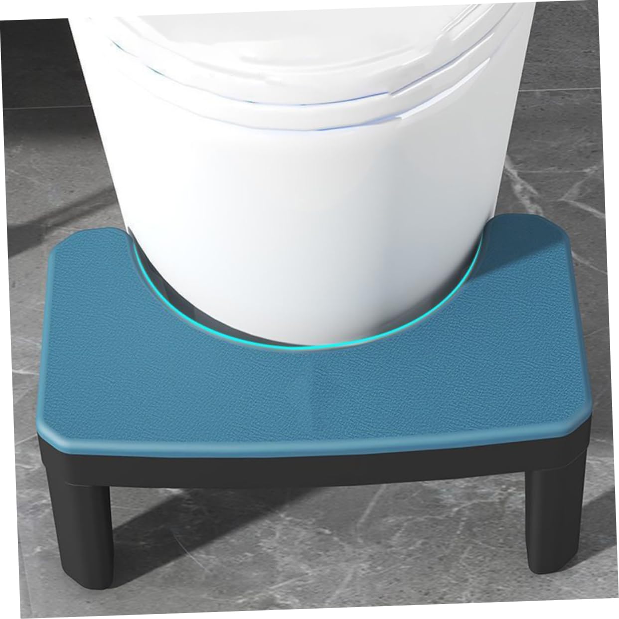 NULYLU Adults Potty Stool for Bathroom Pp Material Toilet Step Stool Comfortable Footrest