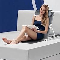 Vista 2 de Jarler Respaldo de cama ajustable – Soporte de respaldo de cama plegable elevador, asiento de lectura, playa, cuña plegable de 6 grados