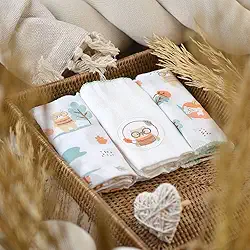 Papi Textil Fralda Bordados Karinho Estampada E Bordada 70Cm X 70Cm Contém 03 Un